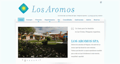 Desktop Screenshot of losaromos-spa.com.ar